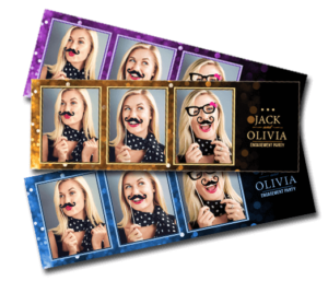 fade to sparkle - portrait booth template