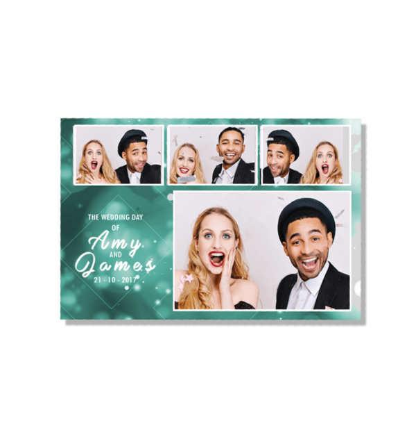 Blurred Lights Photobooth Template