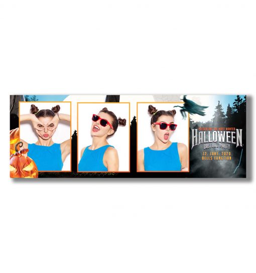 Spooky Halloween Mirror Booth Template