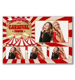 Carnival Funfair Postcard