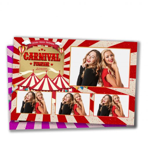 Carnival Funfair Postcard