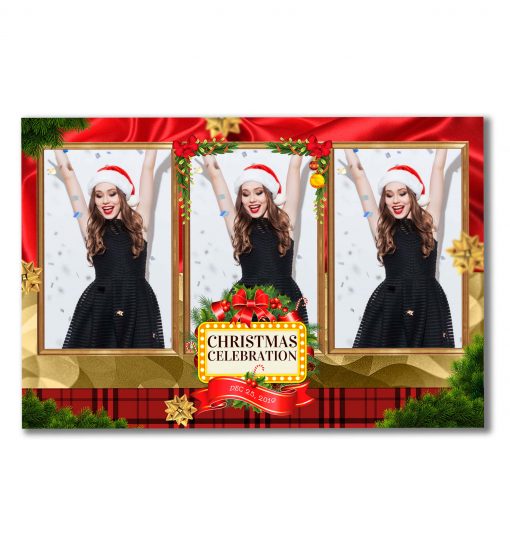 All Wrapped Up Portrait Postcard Template