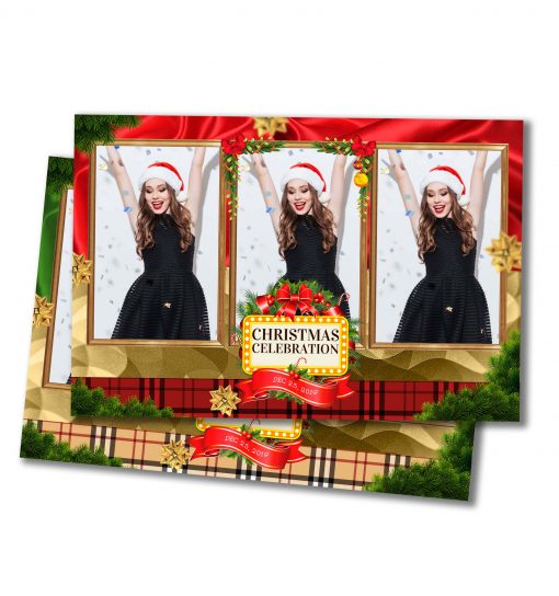 All Wrapped Up Portrait Postcard Template