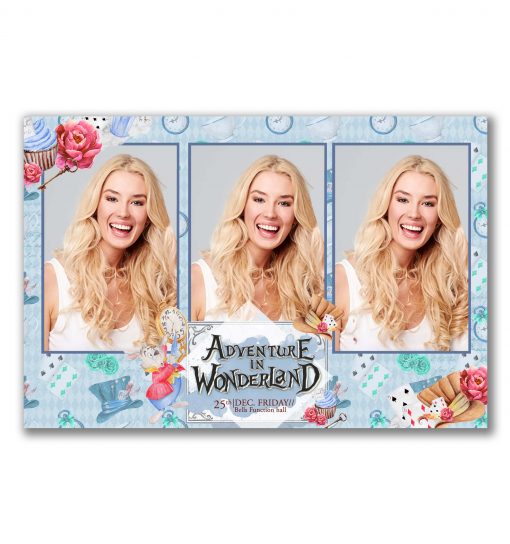 All Wrapped Up Portrait Postcard Photobooth Template