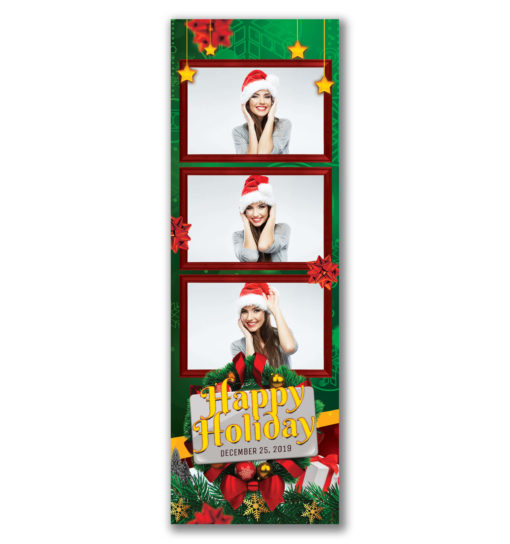 Holiday Cheer 3 Strip Template